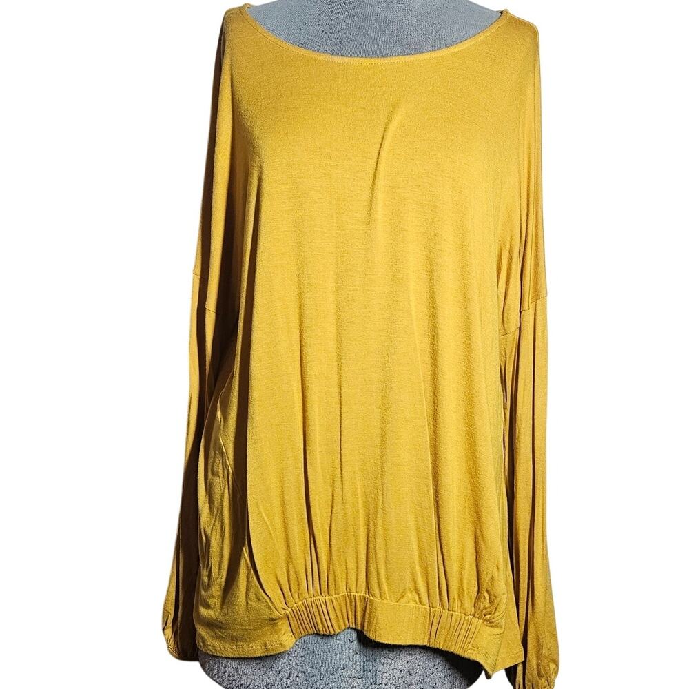 Yellow Long Sleeve Tee Shirt Size XL